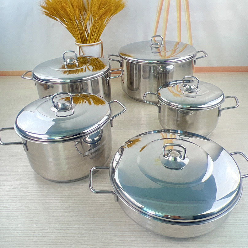 Korkmaz 5 piece stainless steel