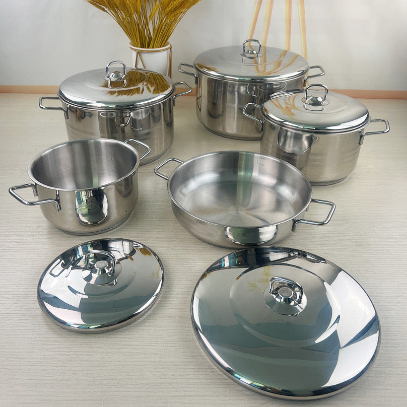 Korkmaz 5 piece stainless steel