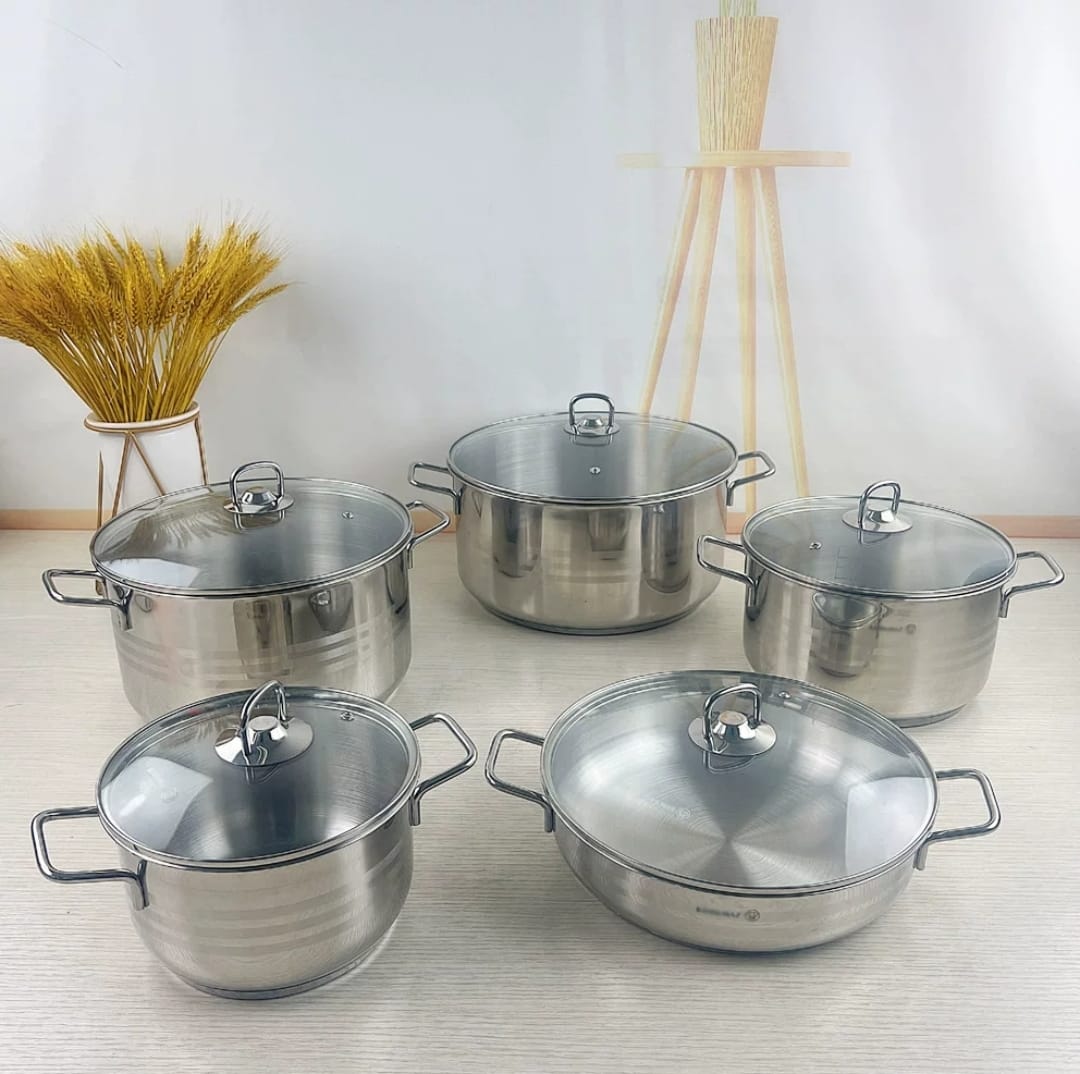 Korkmaz 5 piece stainless steel