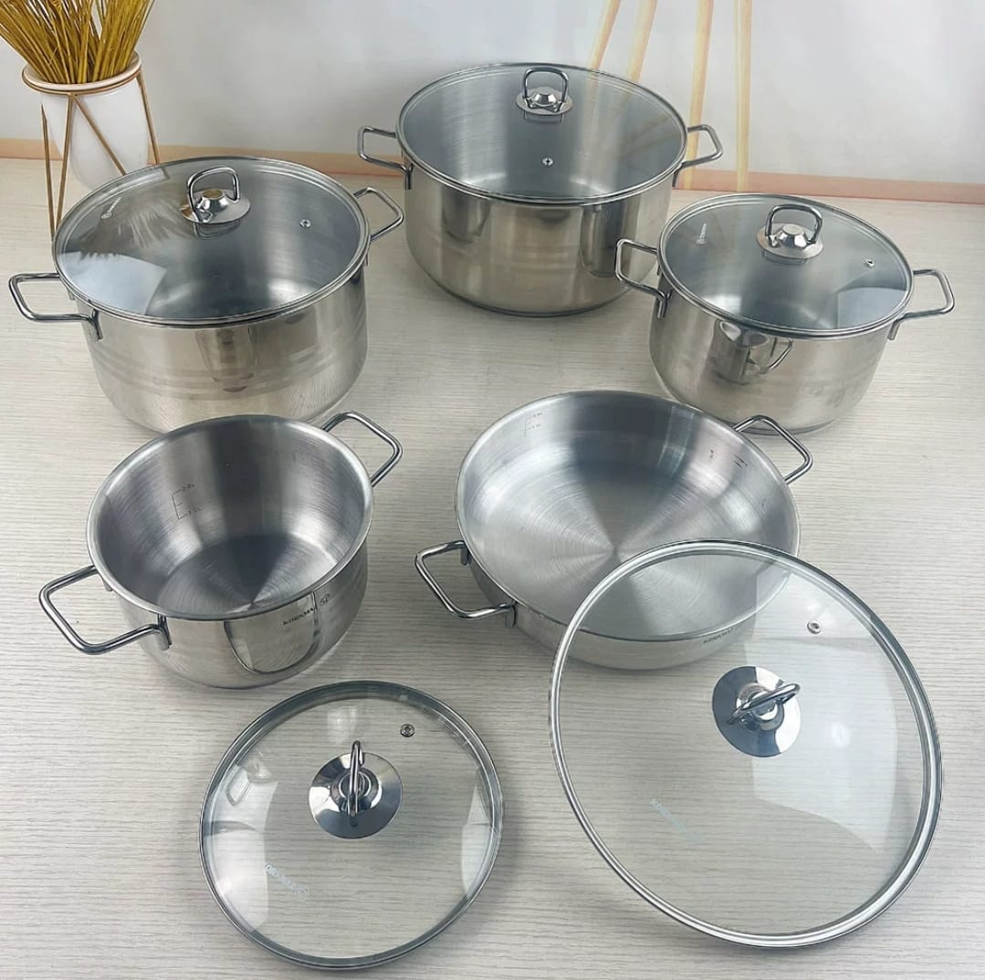 Korkmaz 5 piece stainless steel